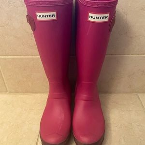 Hunter Tall Pink Kid Boot